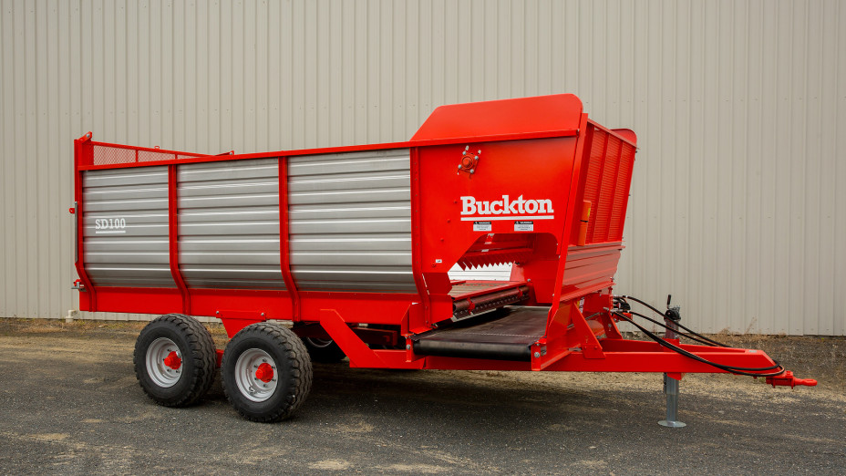Buckton SD100 Side Delivery 10 Cu.m Wagon On Tandems 11.5/80-15.3 Wheels - SD100